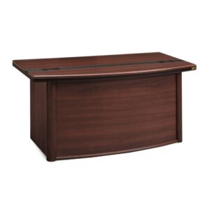 E139-4E 5尺弧形全木皮辦公桌