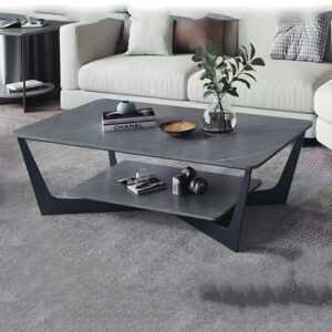 W317-2W雙層大茶几(西格斯岩板)