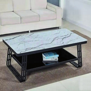 W317-5W艾爾頓仿石紋玻璃茶几