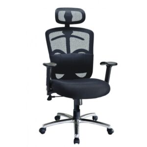 A257-4A 大型黑網布辦公椅