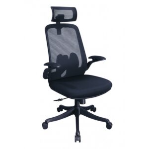A259-1A 大型蝴蝶黑網布辦公椅
