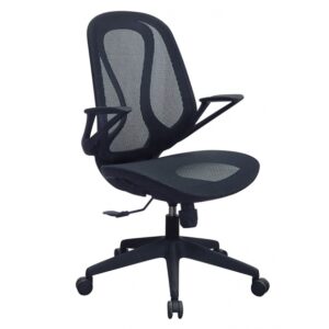 A263-1A 中型全黑網辦公椅