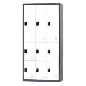 B218-14B 多功能雙色置物櫃(專利密碼鎖)