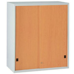 C212-5C 鐵拉門上置式鋼製公文櫃(木紋面)