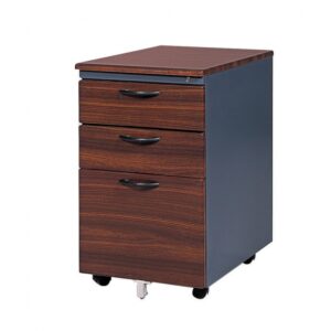 H192-4H 胡桃木紋深灰活動櫃