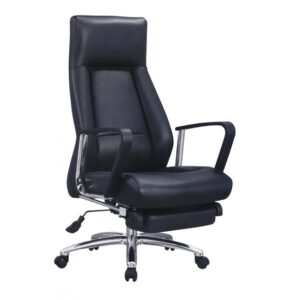 Y250-1Y大型黑皮伸縮可躺辦公椅