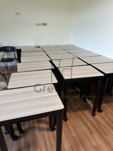 血壓機桌(烤黑圓管+煞車輪子)2