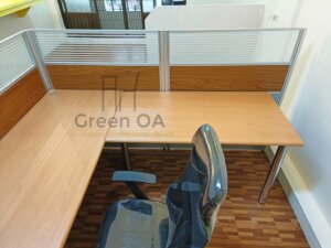 2.5屏風126高主桌側桌活動櫃椅子