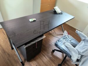 主管桌+會議桌+鋼木公文櫃2