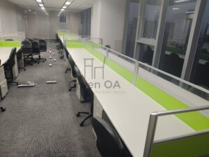 2.5屏風(112高)+主桌+辦公椅+活動櫃5