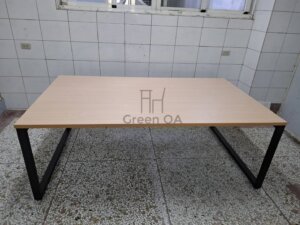 烤黑口字腳會議桌8