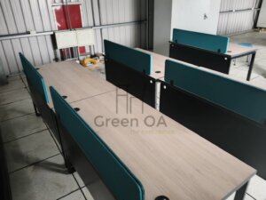 口字腳辦公桌+桌上屏3