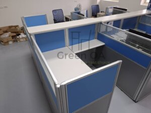 2.5屏風(112高)+主桌+櫃檯板+活動櫃+abs中抽2