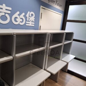 2.5屏風(152高)+平條桌板+abs中抽8