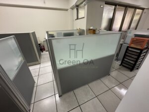 2.5屏風(122高)兩層+cd桌+鋼製中抽無鎖1