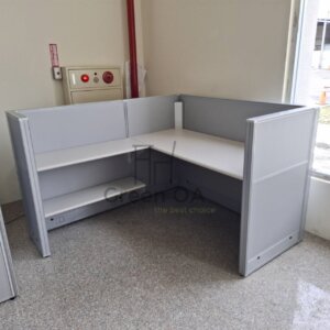 6公分屏風+主桌+側桌+三角線槽盒1