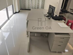 Cd辦公桌+活動櫃+辦公椅1