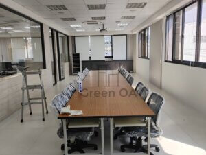 職員椅+折合式會議桌