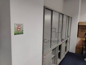 鐵拉門上下置式公文櫃1