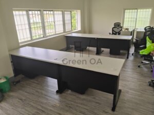 Cd辦公桌+黑色活動櫃