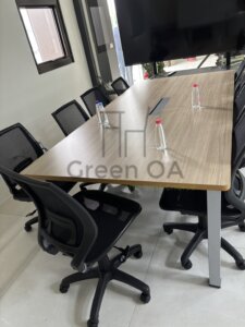 S60方管腳會議桌+會議椅