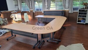 二代可掀式折合桌+會議椅3