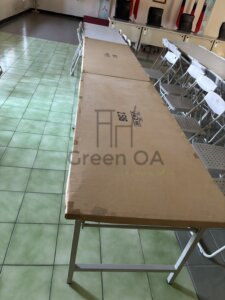 H白折合式會議桌