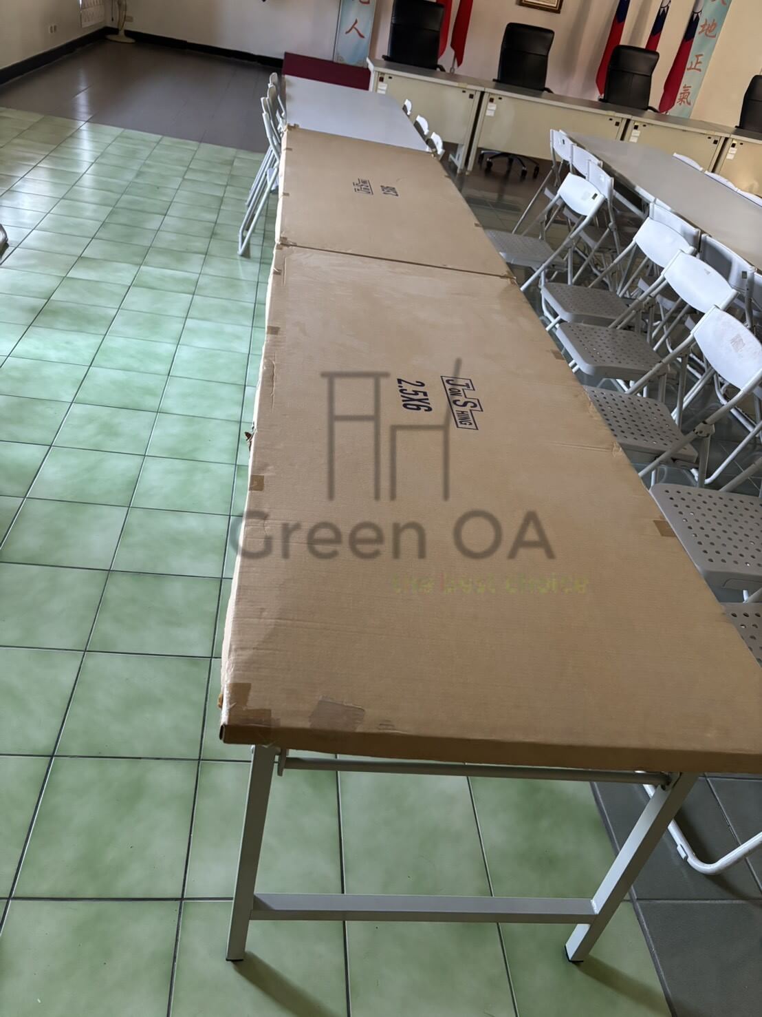 H白折合式會議桌