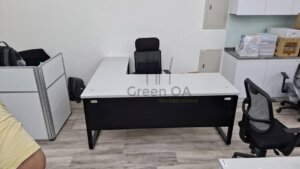 口字腳L型辦公桌+主管椅