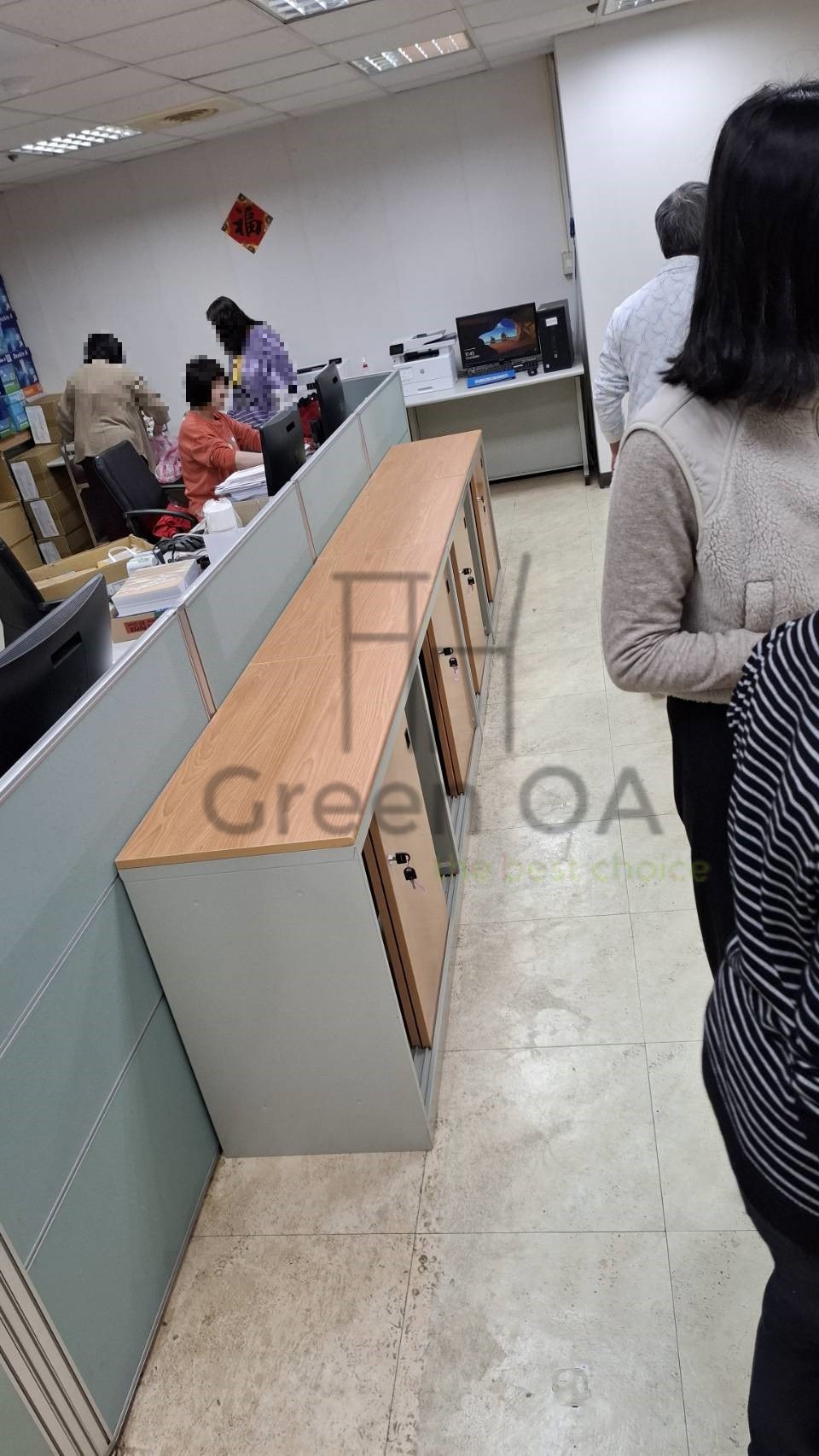 熱轉印木紋鐵拉門公文櫃+公文櫃面板