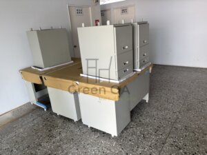 單邊三抽屜辦公桌+桌邊桌辦公桌