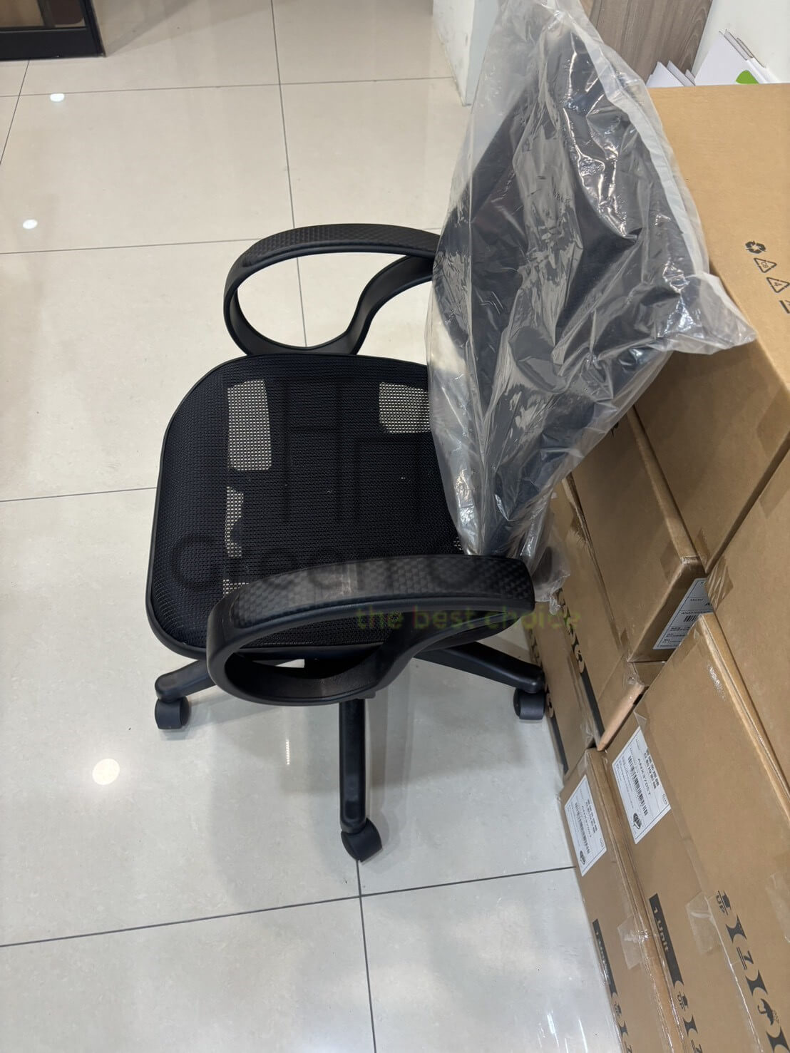 塑鋼全網辦公椅