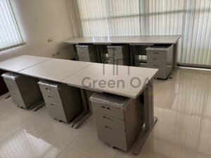 CD辦公桌+活動櫃+ABS中抽1