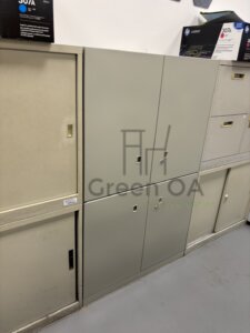 雙開門上置式公文櫃+雙開門下置式公文櫃