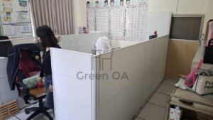 2.5屏風(132高+192高)烤白色2