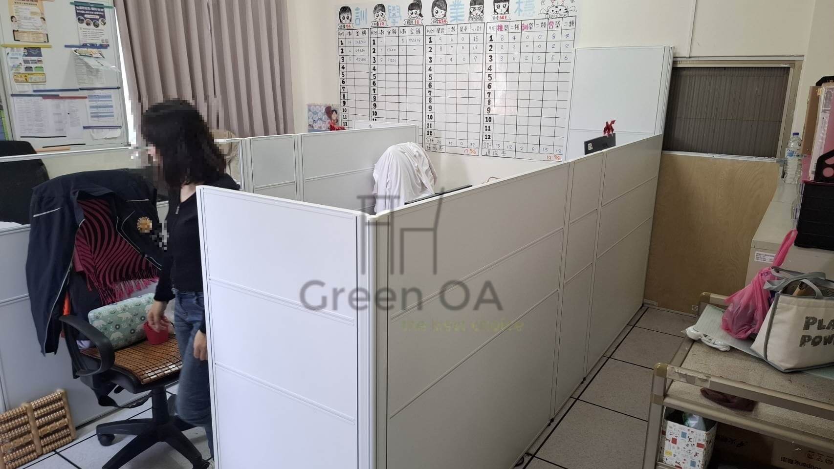 2.5屏風(132高+192高)烤白色2