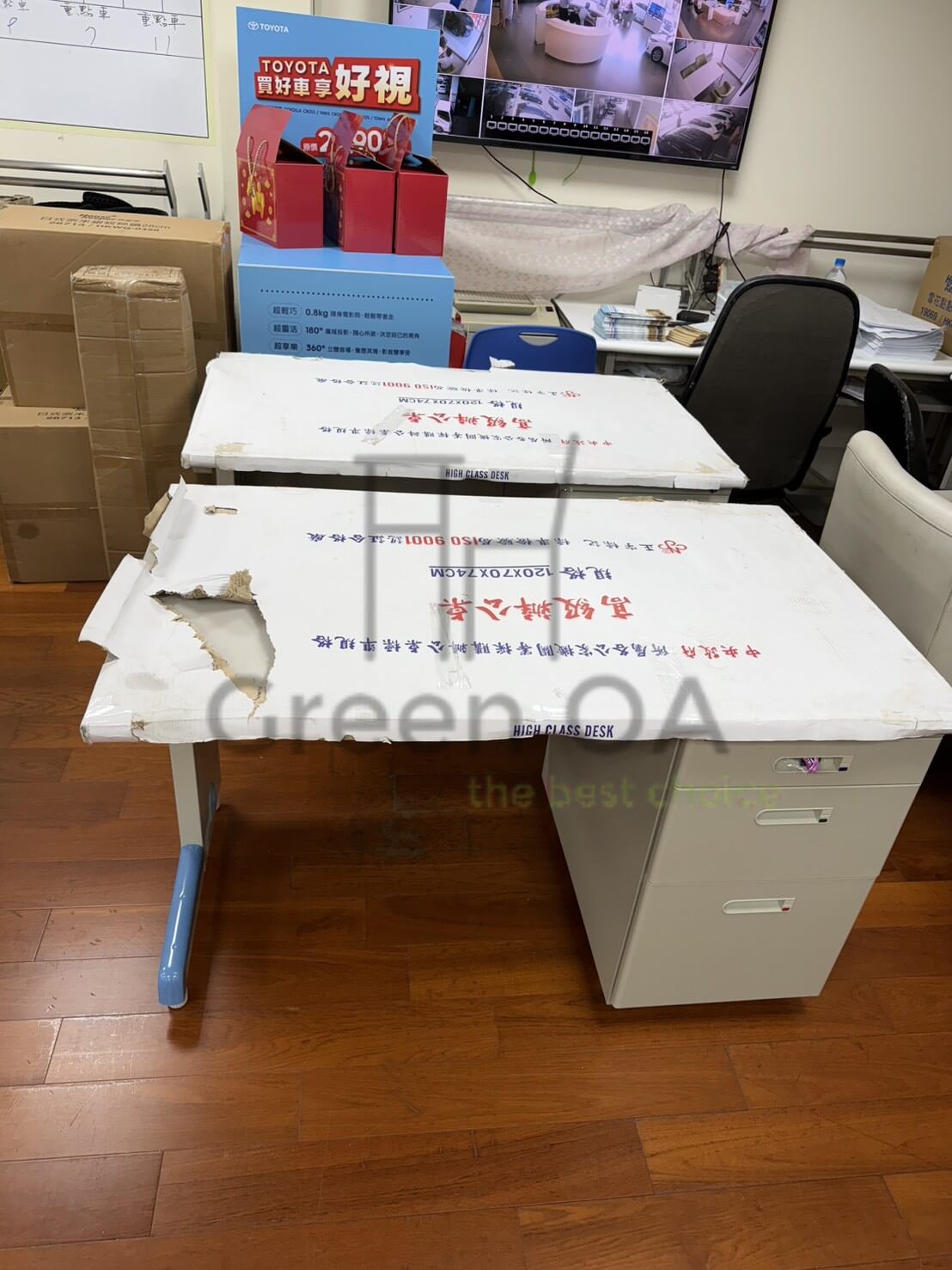 單邊三抽屜辦公桌