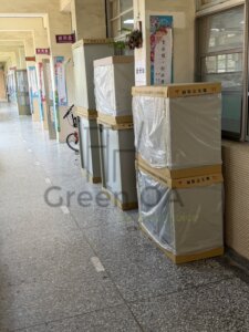 鐵拉門下置式公文櫃+玻璃加框拉門上置式公文櫃